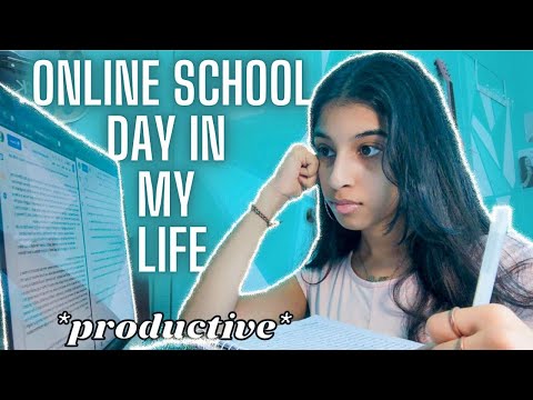 Online School Day In My Life 2021 *Productive*