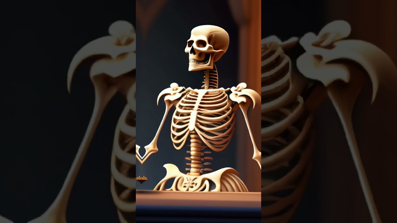 How about "Artificially Generated Skeletons: Uncovering the Beauty of AI-Generated Art"? 