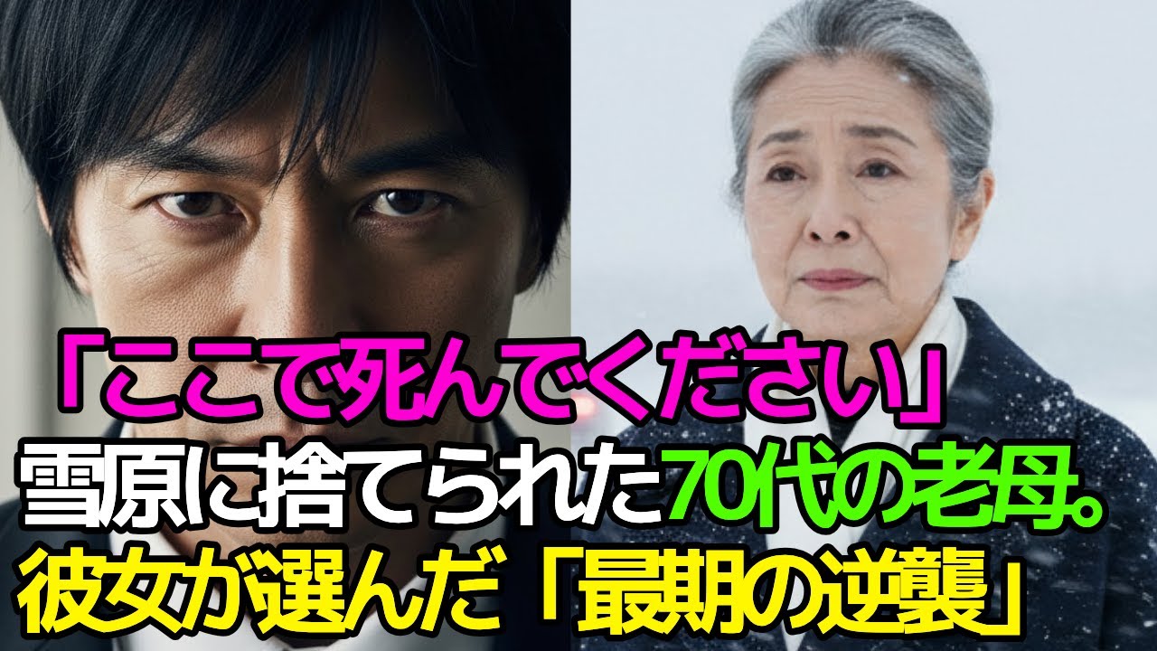 「ここで死んでください」雪原に捨てられた70代の老母。彼女が選んだ最期の逆襲｜人生ドラマ｜オーディオブック