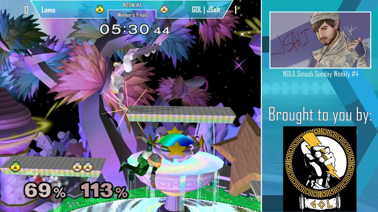 NSSW #4 - Lama (Green Sheik) vs GOL | JSalt (Sheik) - WF