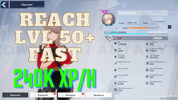 Tower Of Fantasy Solo Afk XP Farm 240K+ XP/h  ( TOF Level Up Fast )