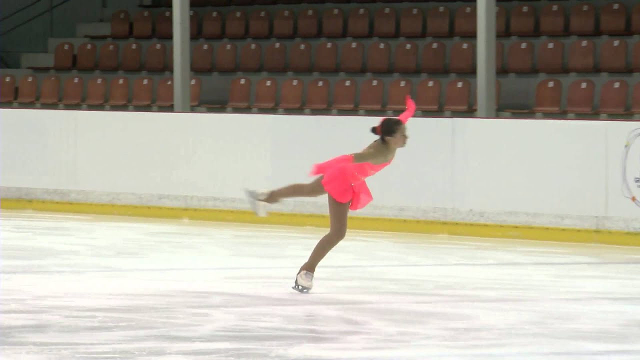 ISU  2015 Jr. Grand Prix - Riga Ladies Short Program Alexandra HAGAROVA SVK