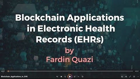 Blockchain Applications in Electronic Health Records (EHRs)