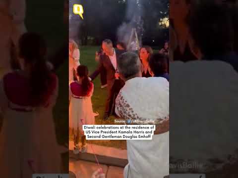 Diwali Celebrations At US Vice President Kamala Harris Residence Short 