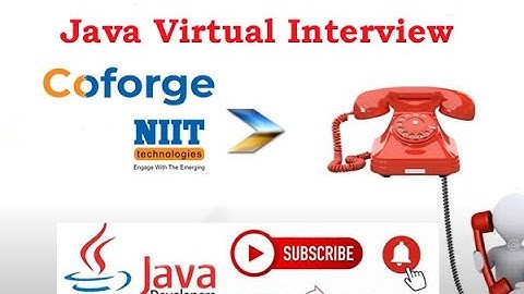 Coforge Technologies (NIIT Technologies) Live Virtual Technical Interview | 5+ years for Experience