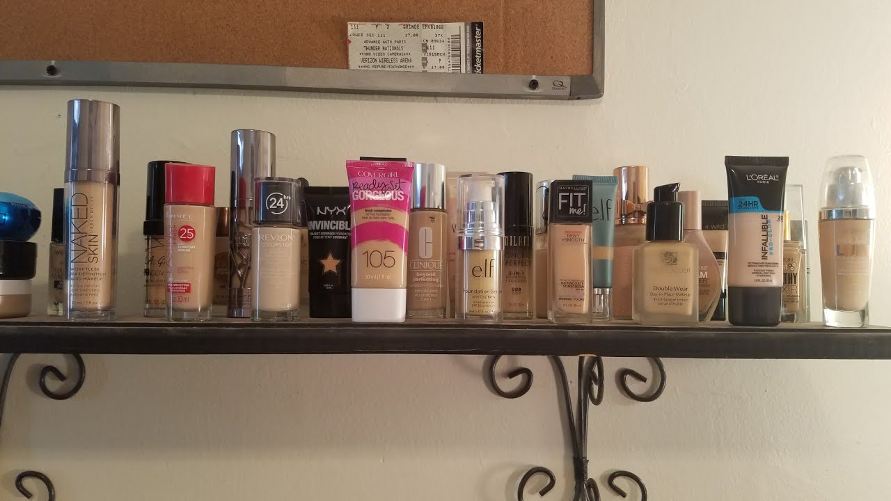 Mixing all my foundations together YouTube