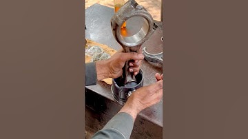 How Engine Cylinder Pistons Fix Workshop Process #shortsfeed #automobile #dieselengine