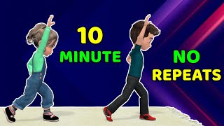 10 MINUTE FULL BODY WORKOUT FOR KIDS - EXERCISE AT HOME