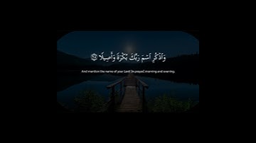 سورة الإنسان ( ٢٣ ــ ٢٧ ) #quran #القرآن_الكريم #ماهرالمعيقلي #استغفرالله