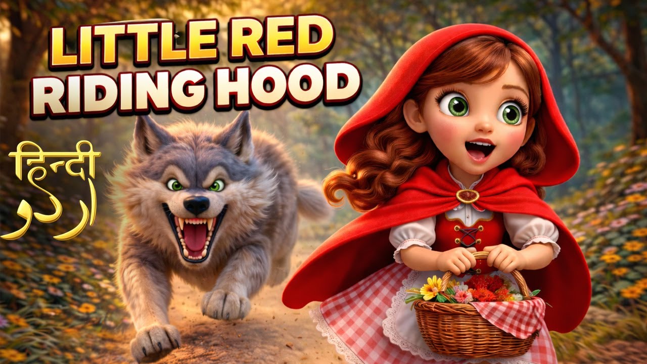 Little Red Riding Hood | Magical Fairy Tale in Hindi & Urdu # ...