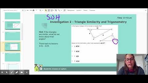 2.07 Similar Triangles and Trigonometry - Google Slides