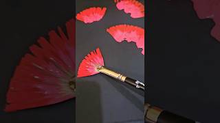 Super Easy 1 Stroke flower Painting Tutorial😱 Using round brush &amp; acrylic💐#viral#shorts#trending#art