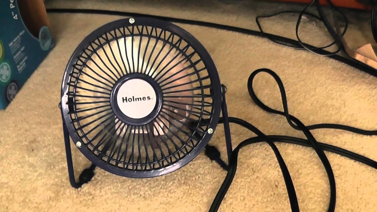 4 Holmes Mini High Velocity Fans X2 Youtube