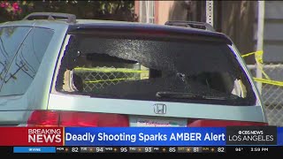 Police searching for man who fatally shot woman before taking off with teenage daughter; Amber Alert