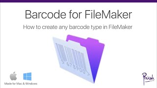 Creating Barcodes in FileMaker with Barcode For FileMaker