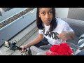 Surprising TeeTee With Flowers In Front Of Her Boyfriend And Brother Dub !