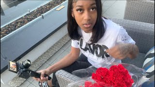 Surprising TeeTee With Flowers In Front Of Her Boyfriend And Brother Dub !