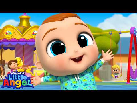 Fun At The Playground! 🛝 Little Angel | Community Corner 🌸 Kids Sing and Play