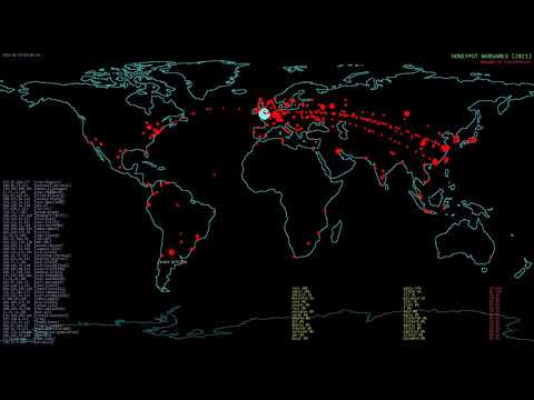 Attack Map Visualization.