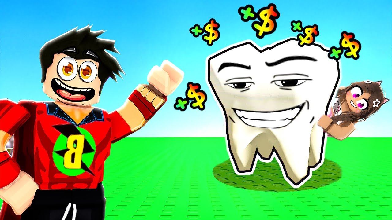 EN ÇOK DİŞ SATAN KAZANIR! BABİ BENİ KANDIRDI 😲 Roblox Be a Dentist