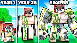 Living 99 YEARS as an IRON GOLEM!