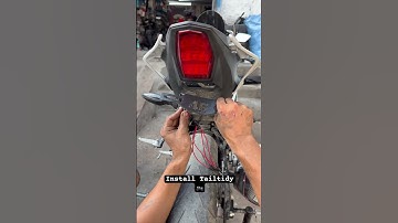 Installe Tail Tidy in R15v4#bike #modified #shorts #motorcycle #kawasaki10r