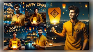 Happy diwali Ai photo editing // Ai photo editing 2024 // Diwali Ai Tutorial photo editing screenshot 5
