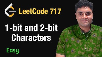 1-bit and 2-bit Characters - Leetcode 717 - Python