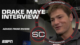 Drake Maye got advice from Philip Rivers about being ready for the NFL | SportsCenter