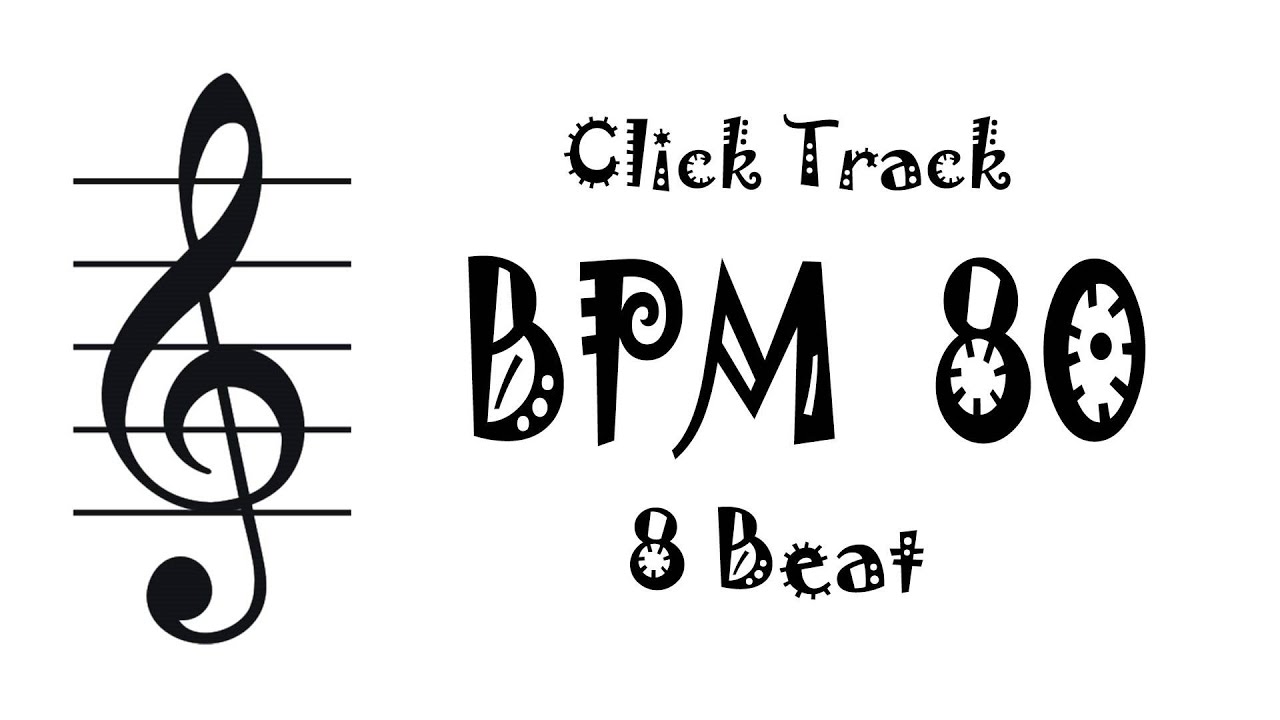 【BPM 80】Drum 8Beat Rhythm Track Metronome YouTube