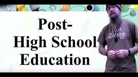 Post Secondary Education and Training