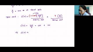 Famous Minimizing Inventory Cost | Optimization | Using Calculus Wealth