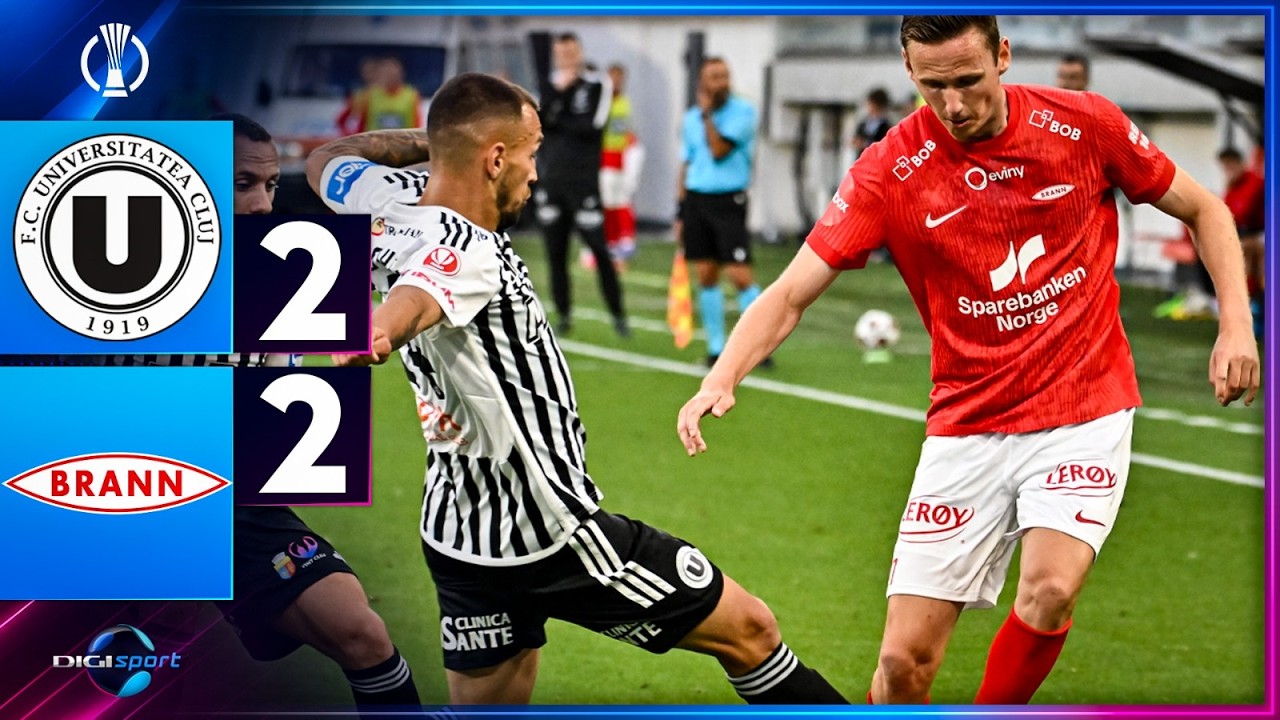 FC Universitatea Cluj 2–2 SK Brann full highlights