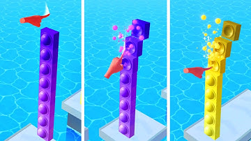 Pop It All 🔪⚔️🪓 Very Satisfying And Relaxing ASMR Slicing Game Perfect!