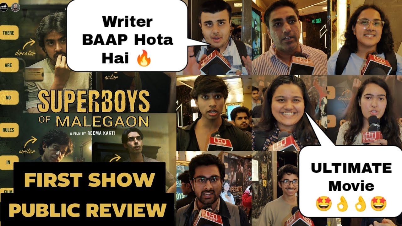 SUPERBOYS OF MALEGAON Public Review || Adarsh Gourav || Vineet Kumar Singh || Shashank Arora