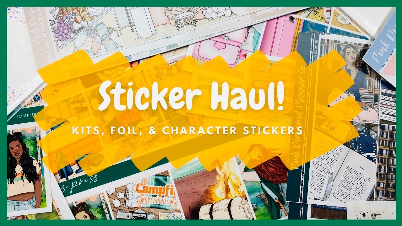 Planner Sticker Haul featuring Stick With the Plan Co, Rose Shadow, Pink Diamond Planner, and MORE!