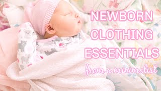 NEWBORN CLOTHING ESSENTIALS | NEWBORN MUST HAVES | BEST OUTFITS FOR A NEWBORN BABY