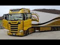 4k  scania truck 660s v8 next generation  trailer  interior  top 100 scania italy