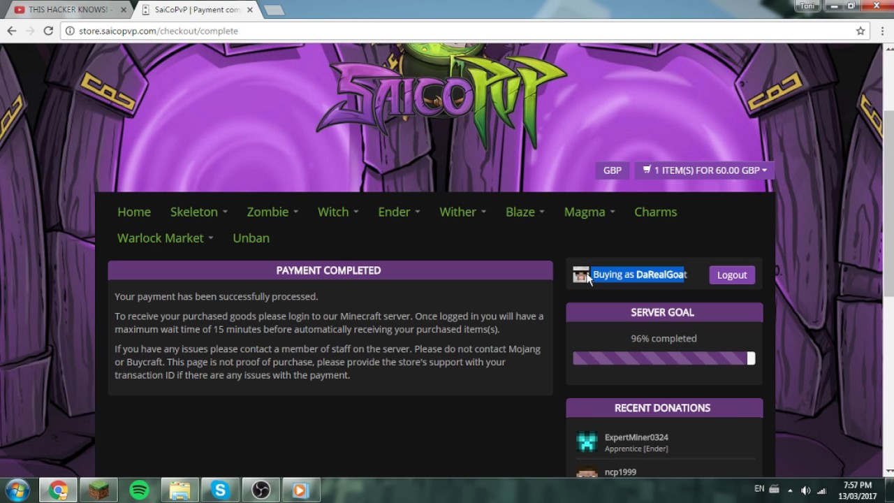 SaicoPVP | Proof Of RANK!