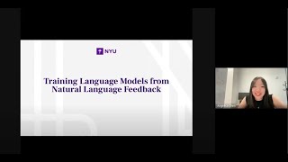 Angie Chen  Learning From Natural Language Feedback