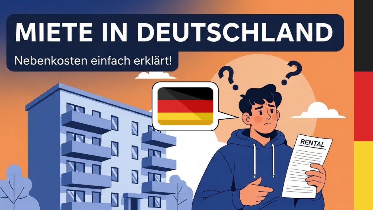 Deutsch lernen: Über Miete in Deutschland sprechen 💰| Nebenkosten auf Deutsch verstehen