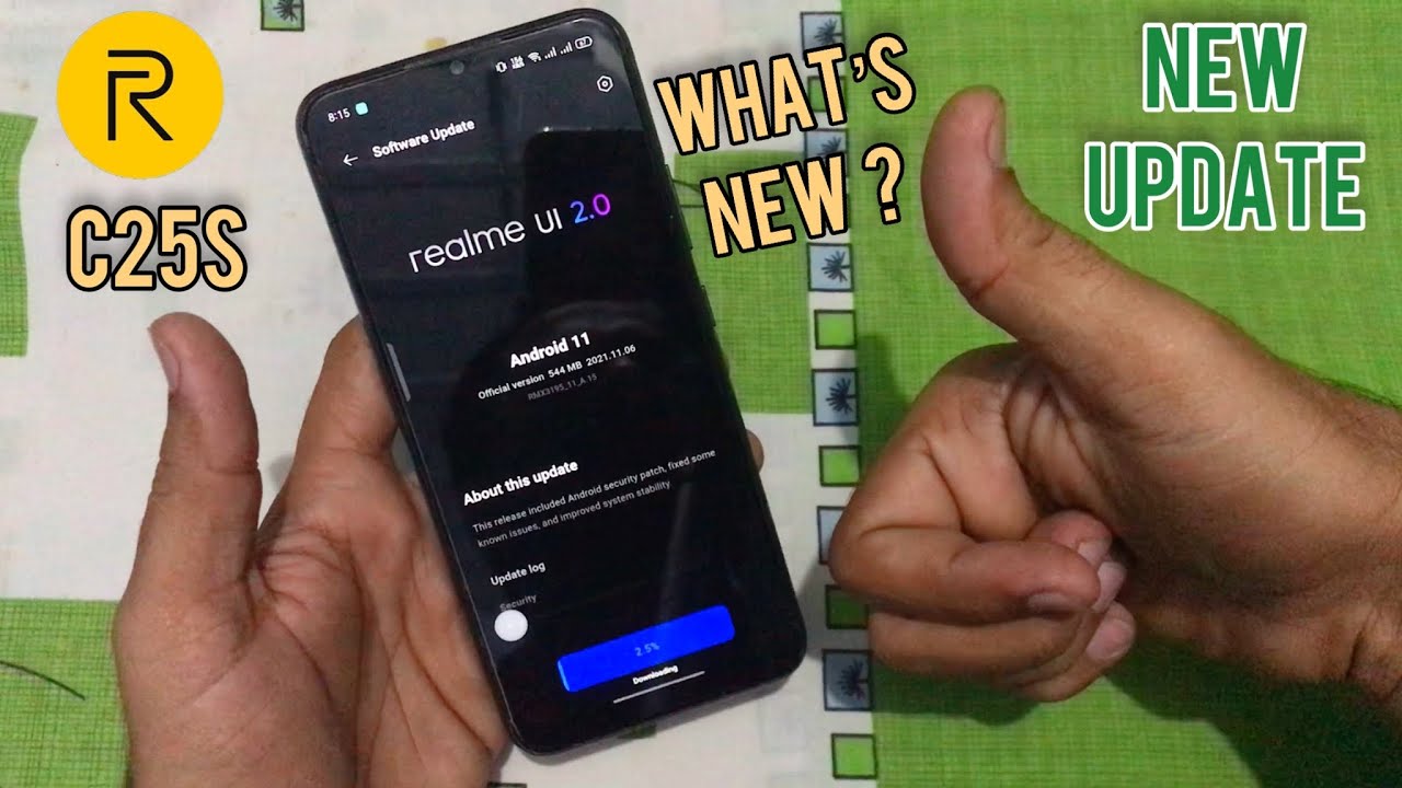 Realme C25s Receive latest security Patch Update | Bug Fixs | System Improvements ⚡️