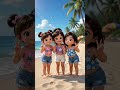 Sun, sand, selfies, and besties! 🌊📸❤️ #ai #selfie #beach #ytshorts #trendingshorts