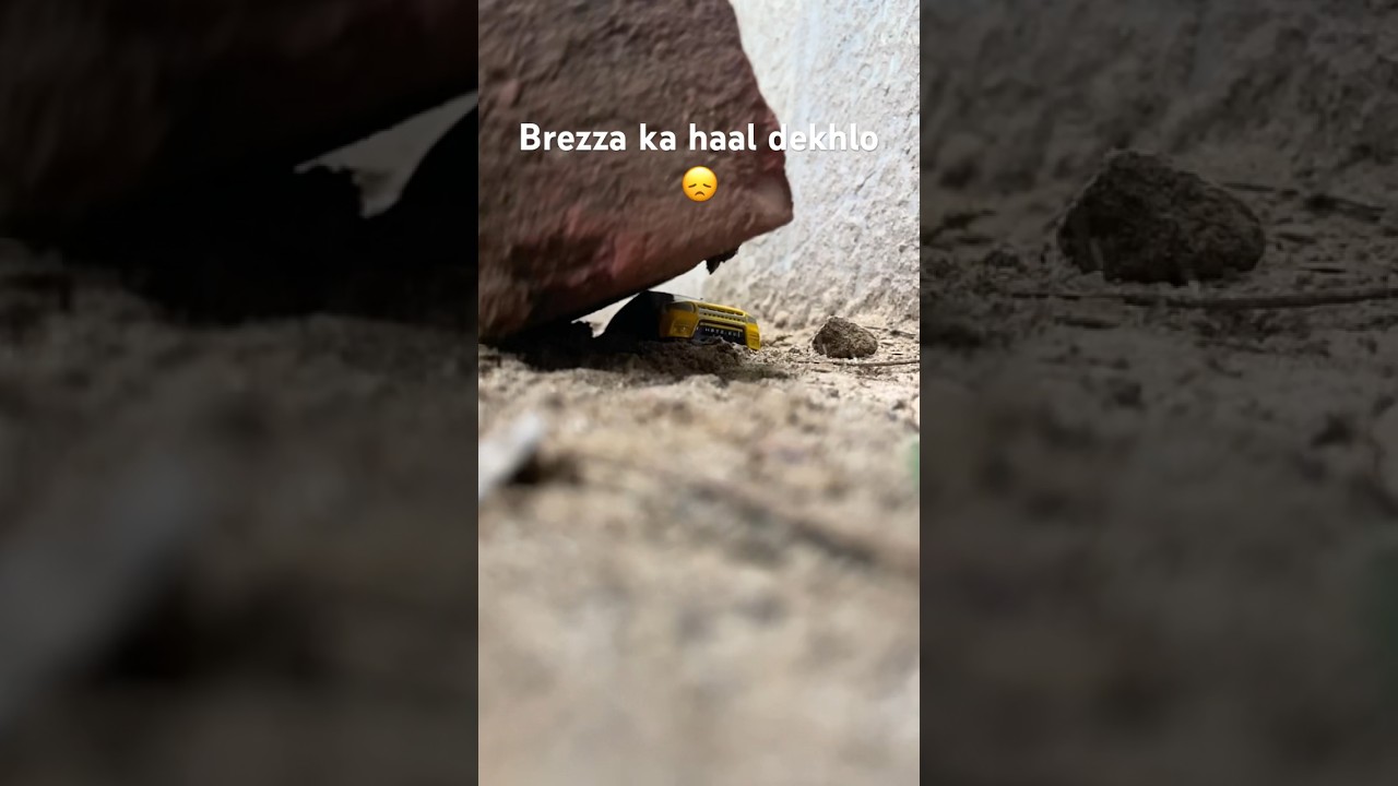 Maruti Brezza roof fall accident 