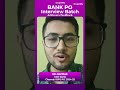 Guidely Mock Interview Feedback by Successful Aspirant Mr Sarthak - IBPS PO #ibpspo #guidely