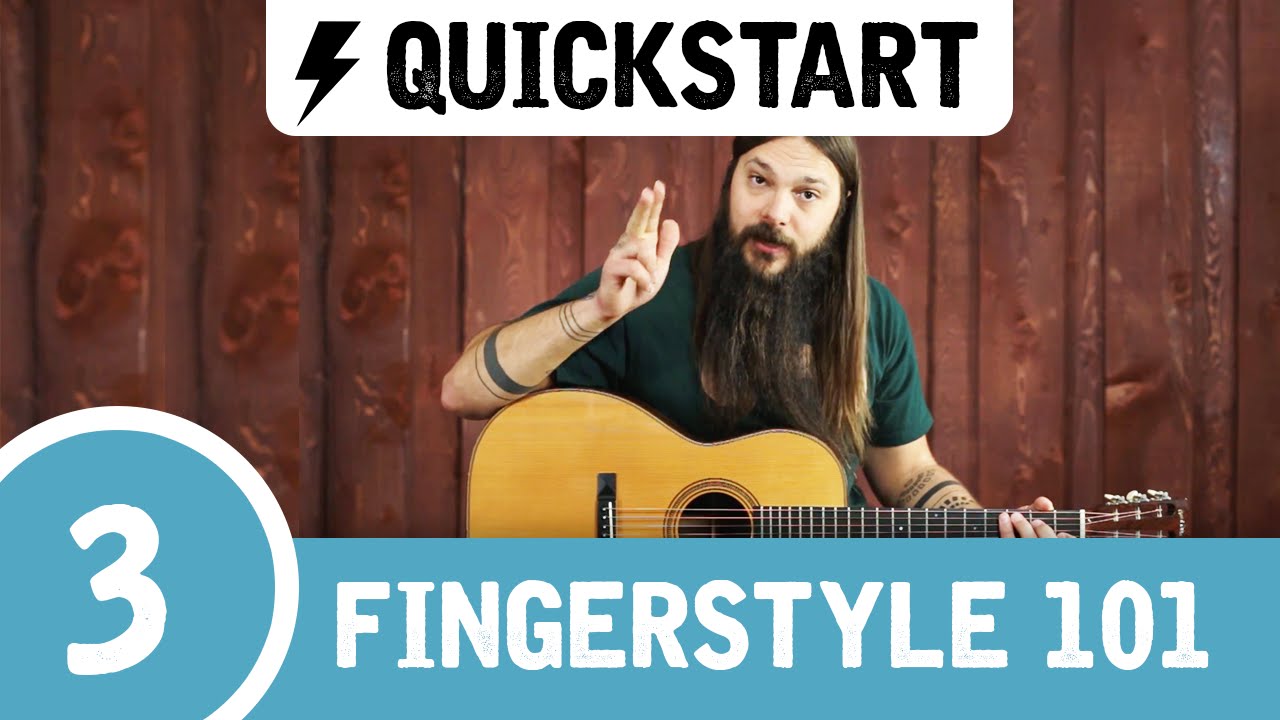 Tony's Beginner Fingerstyle Guitar Lesson ➂ - YouTube