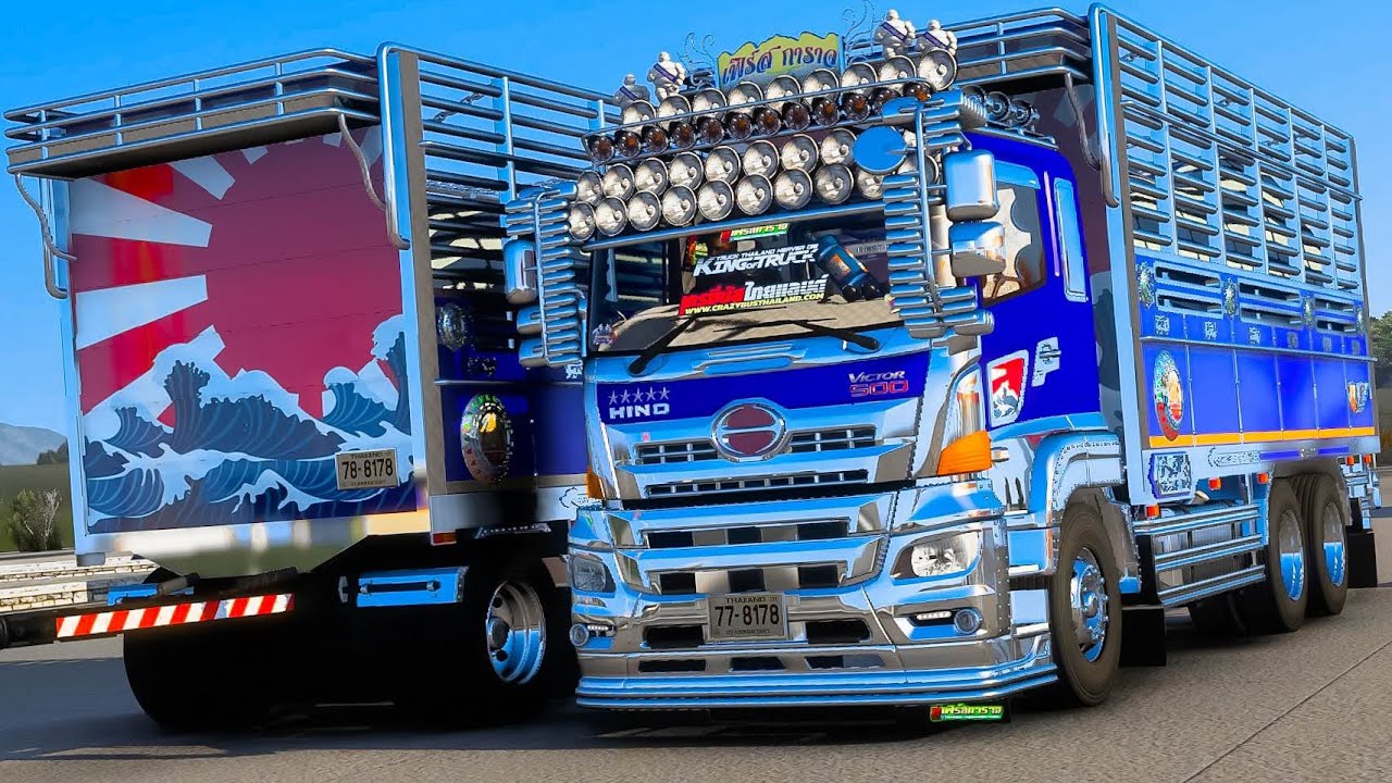 ฮีโน่วิคเตอร์380 ด่วนผักจากภาคเหนือส่งท่าเรือ - Euro Truck Simulator 2