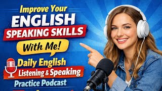Improve Your English Speaking Skills With Me | Daily English Listening & Speaking Practice Podcast