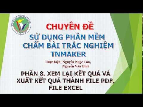 Phần 8. Xem lại kết quả, xuất thành file pdf, excel và chia sẻ qua các ứng dụng mạng xã hội