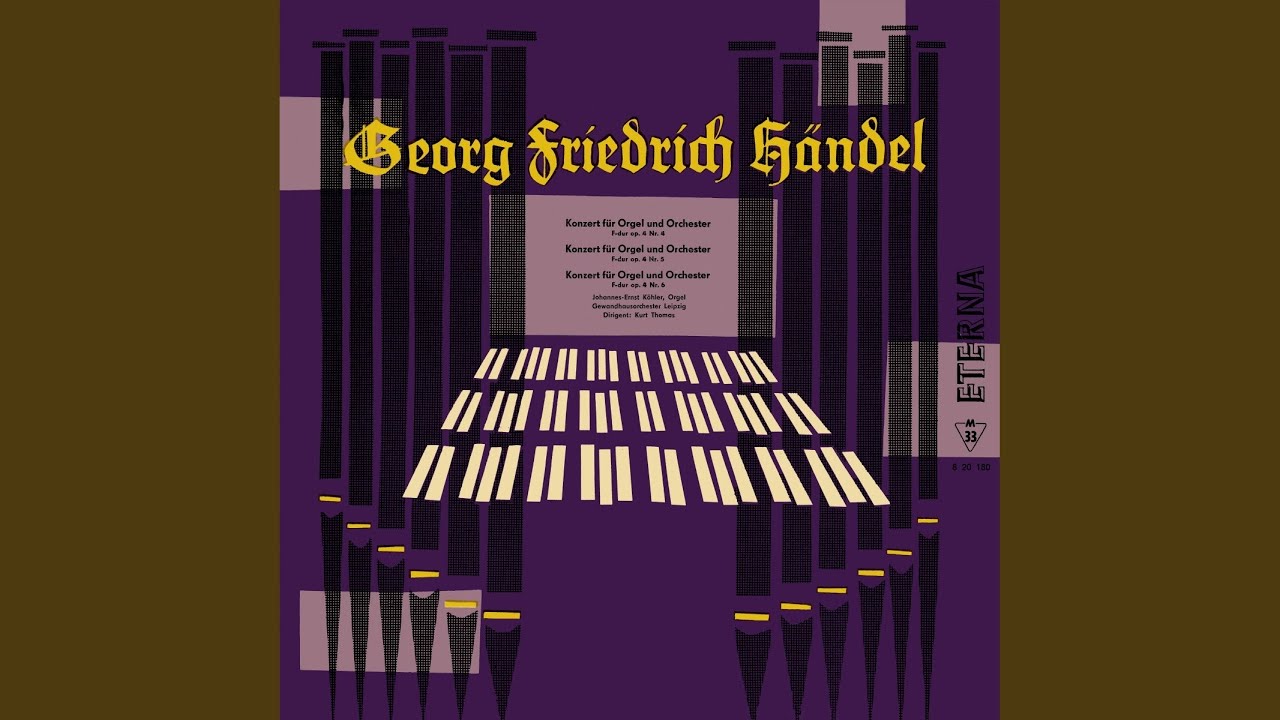 Guarda Organ Concerto No. 6 in B-Flat Major, Op. 4, No. 6, HWV 294: III. Allegro moderato su YouTube